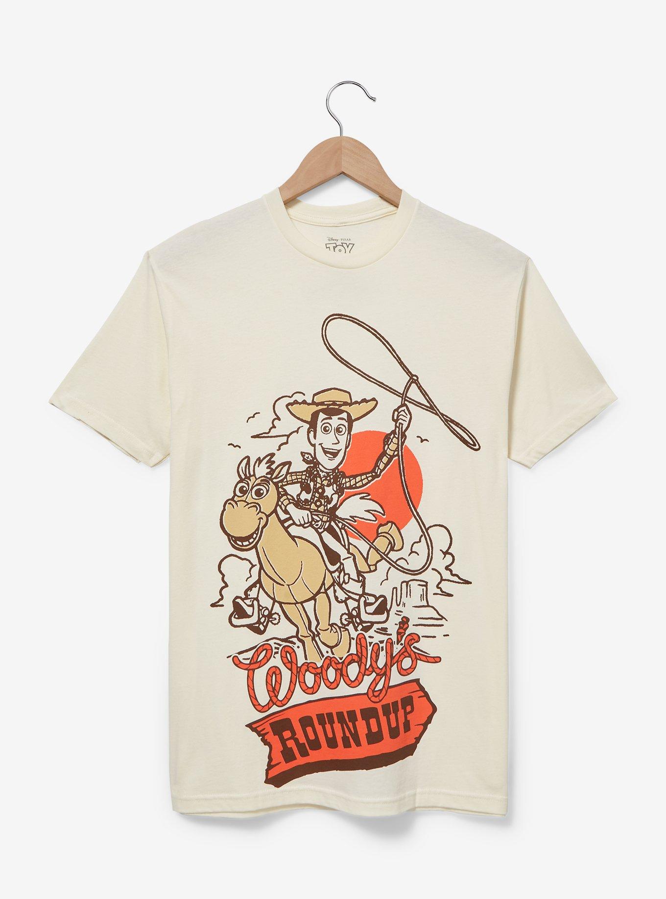 Disney Pixar Toy Story Woody's Roundup Tonal T-Shirt — BoxLunch Exclusive, , hi-res