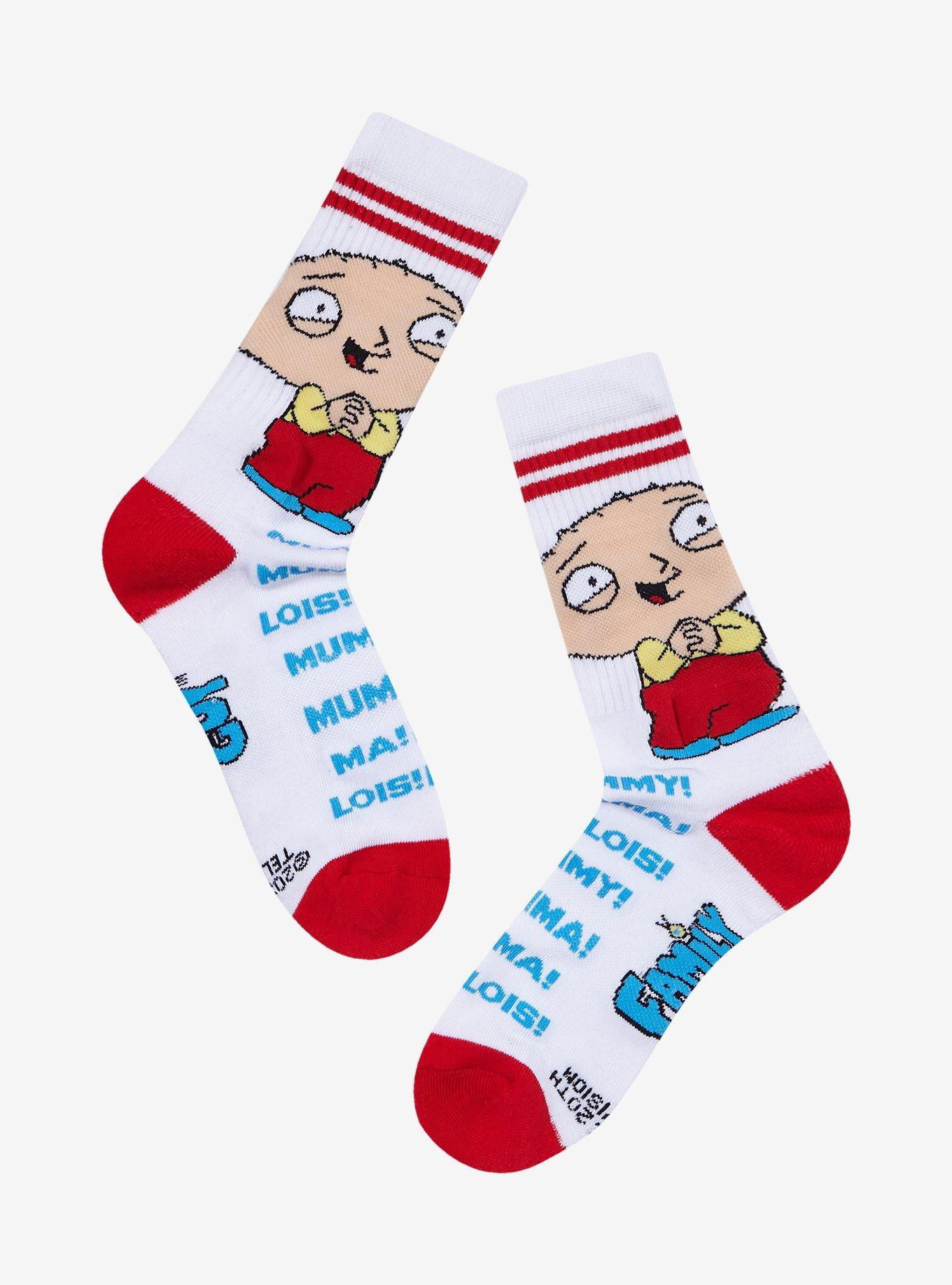 Family Guy Stewie Mum Crew Socks, , hi-res