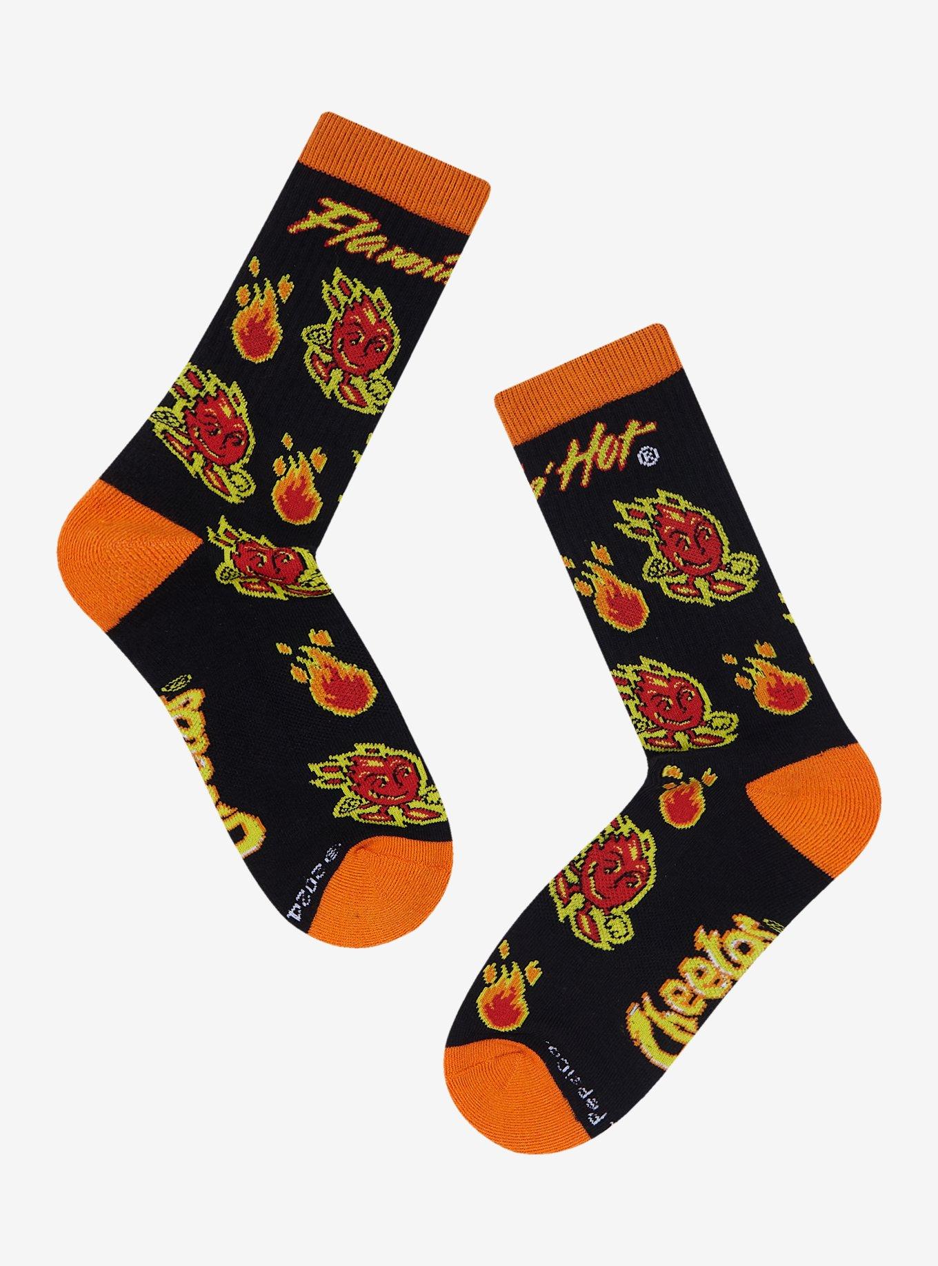 Cheetos Flamin' Hot Icon Crew Socks, , hi-res