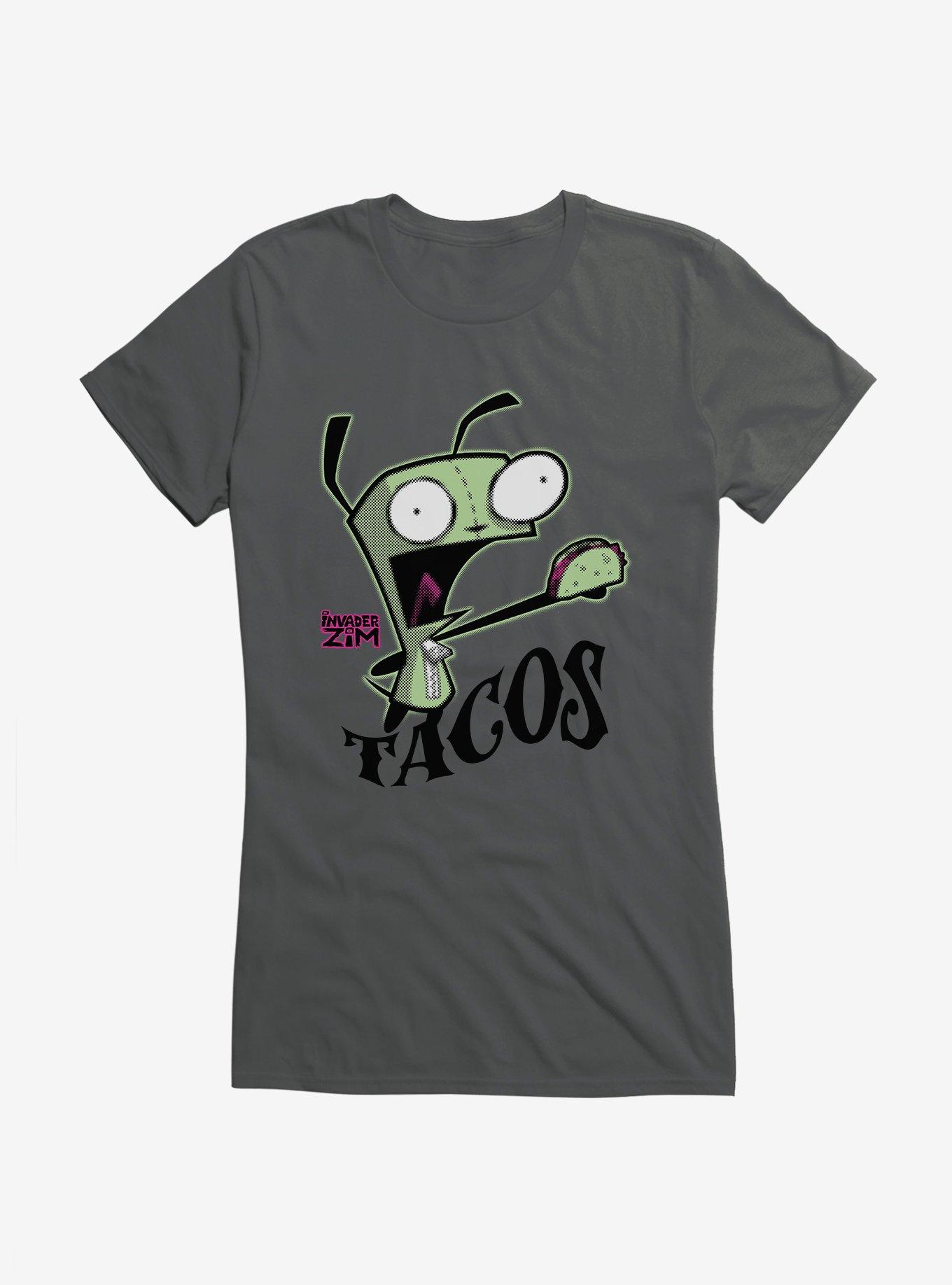 Invader Zim Gir Tacos Girls T-Shirt