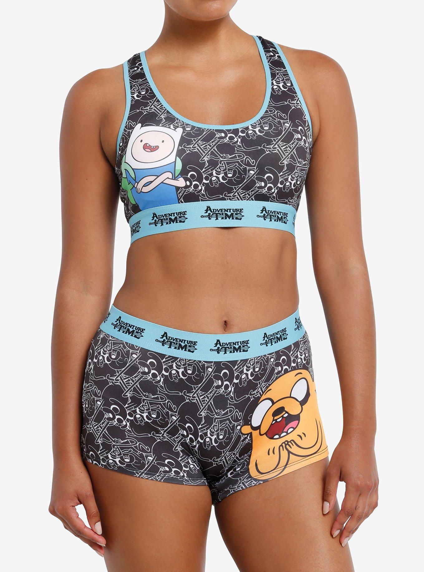 Hot Topic Adventure Time Finn And Jake Bra & Boyshort Panty Set | Hamilton  Place