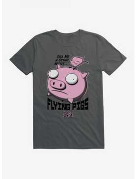 Invader Zim Gir Riding A Flying Pig T-Shirt, , hi-res