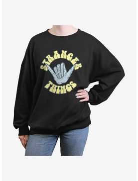 Stranger Things Rad Womens Oversized Sweatshirt, , hi-res