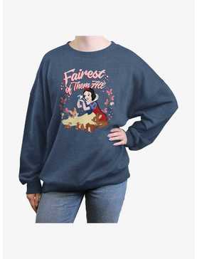 Disney Snow White & The Seven Dwarfs Fairest Of Them All Womens Oversized Sweatshirt, , hi-res
