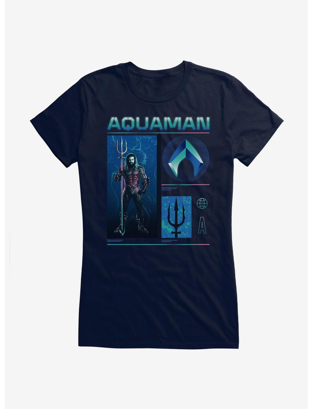 Aquaman Symbols Girls T-Shirt, , hi-res