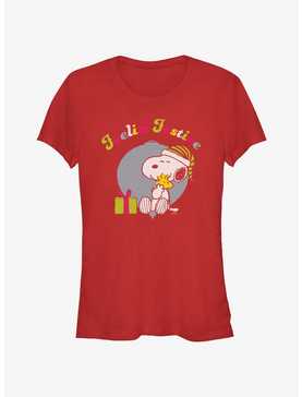 Peanuts Feelin' Festive Girls T-Shirt, , hi-res