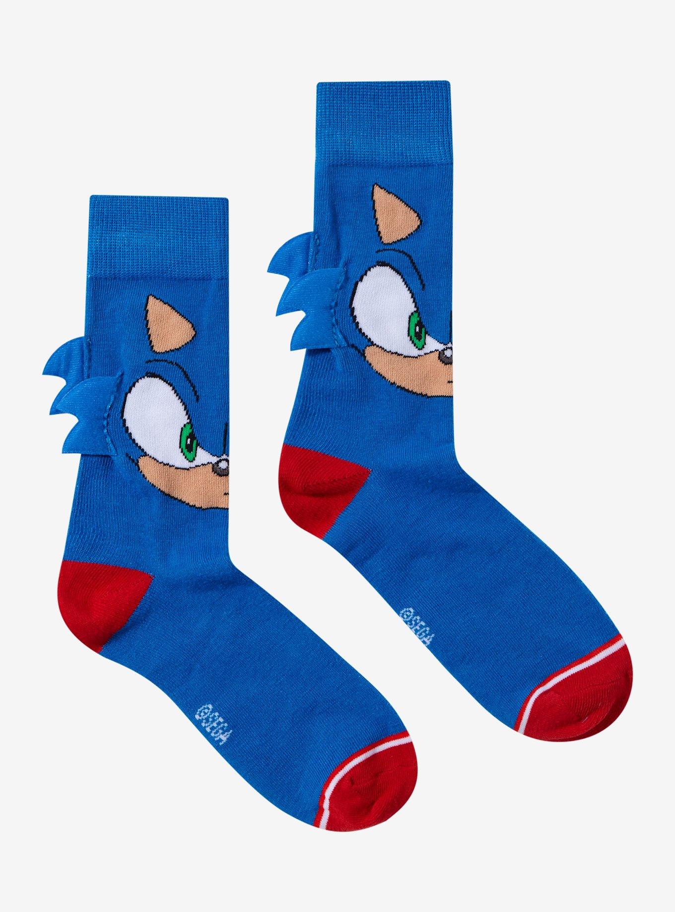 Sonic The Hedgehog 3D Crew Socks, , hi-res