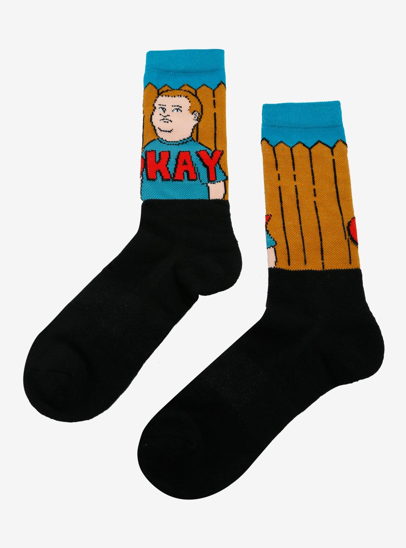 King Of The Hill Bobby Okay Crew Socks, , hi-res