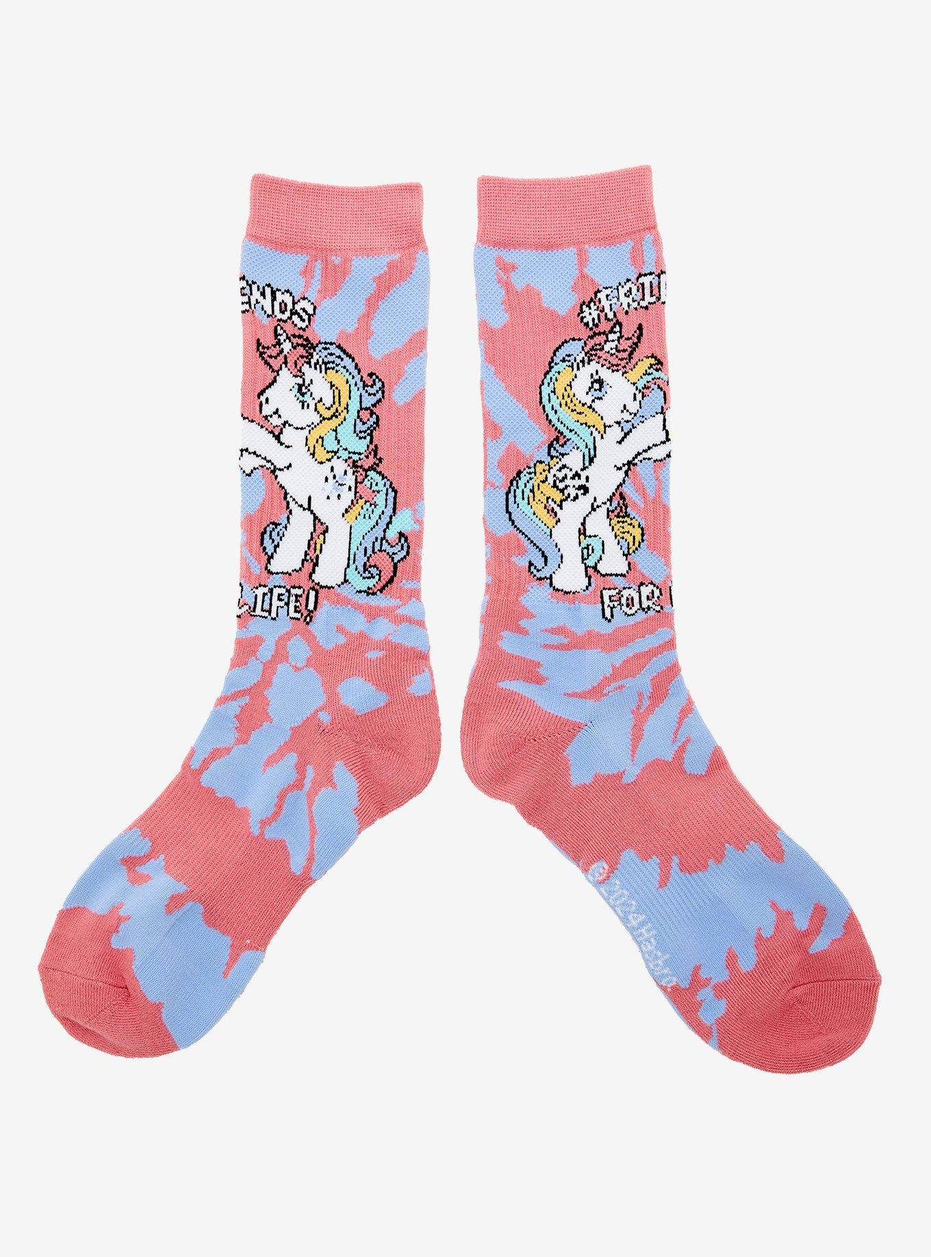 My Little Pony Tie-Dye Crew Socks, , hi-res