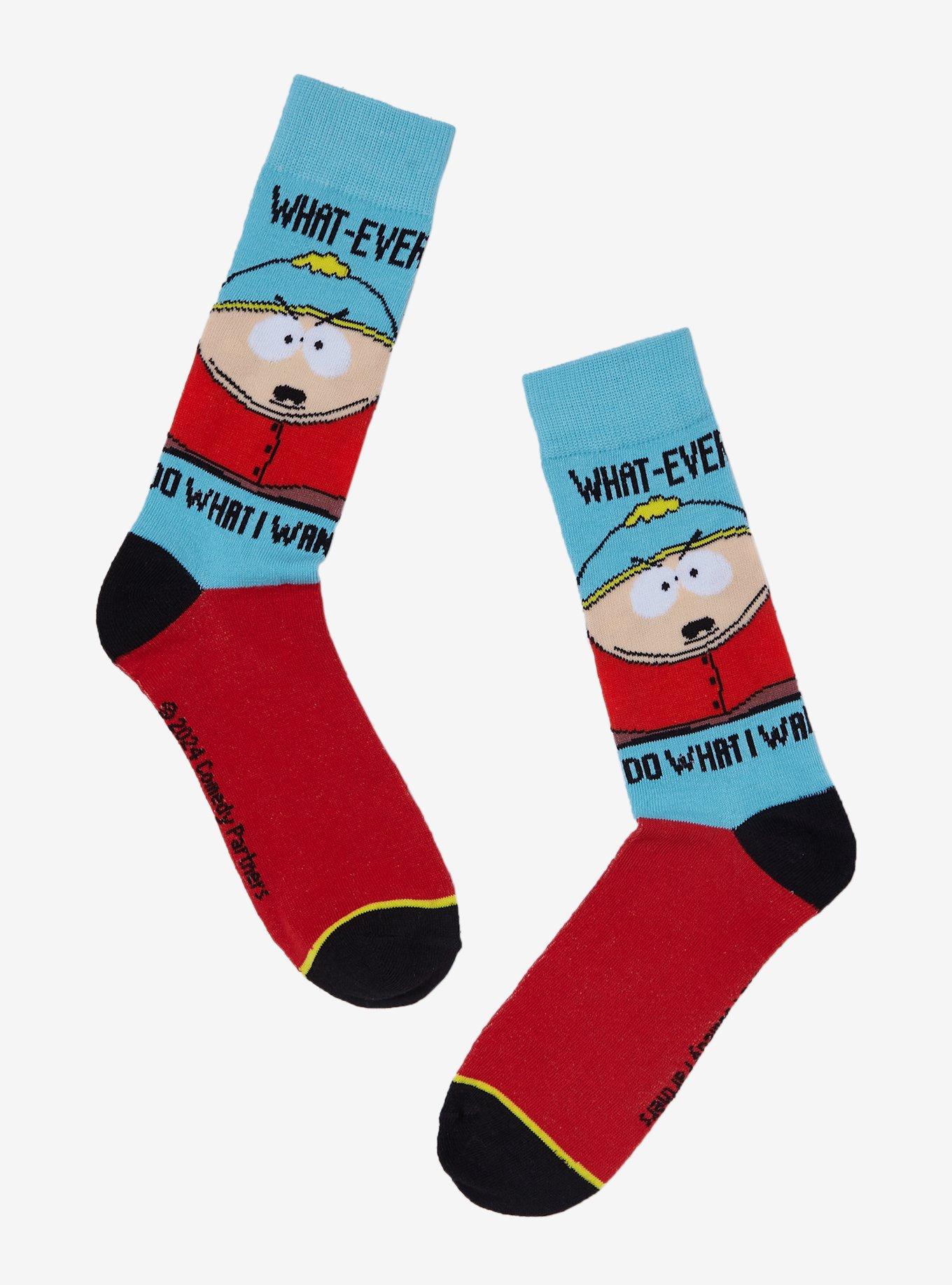 South Park Cartman What-Ever Crew Socks, , hi-res