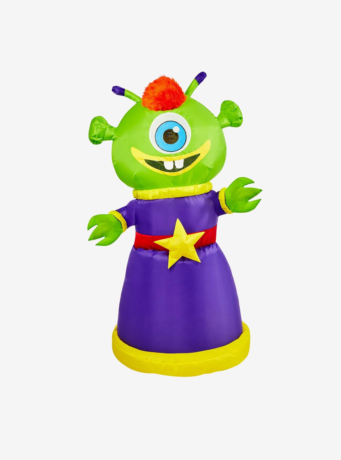 Space Alien Adult Inflatable Costume, , hi-res