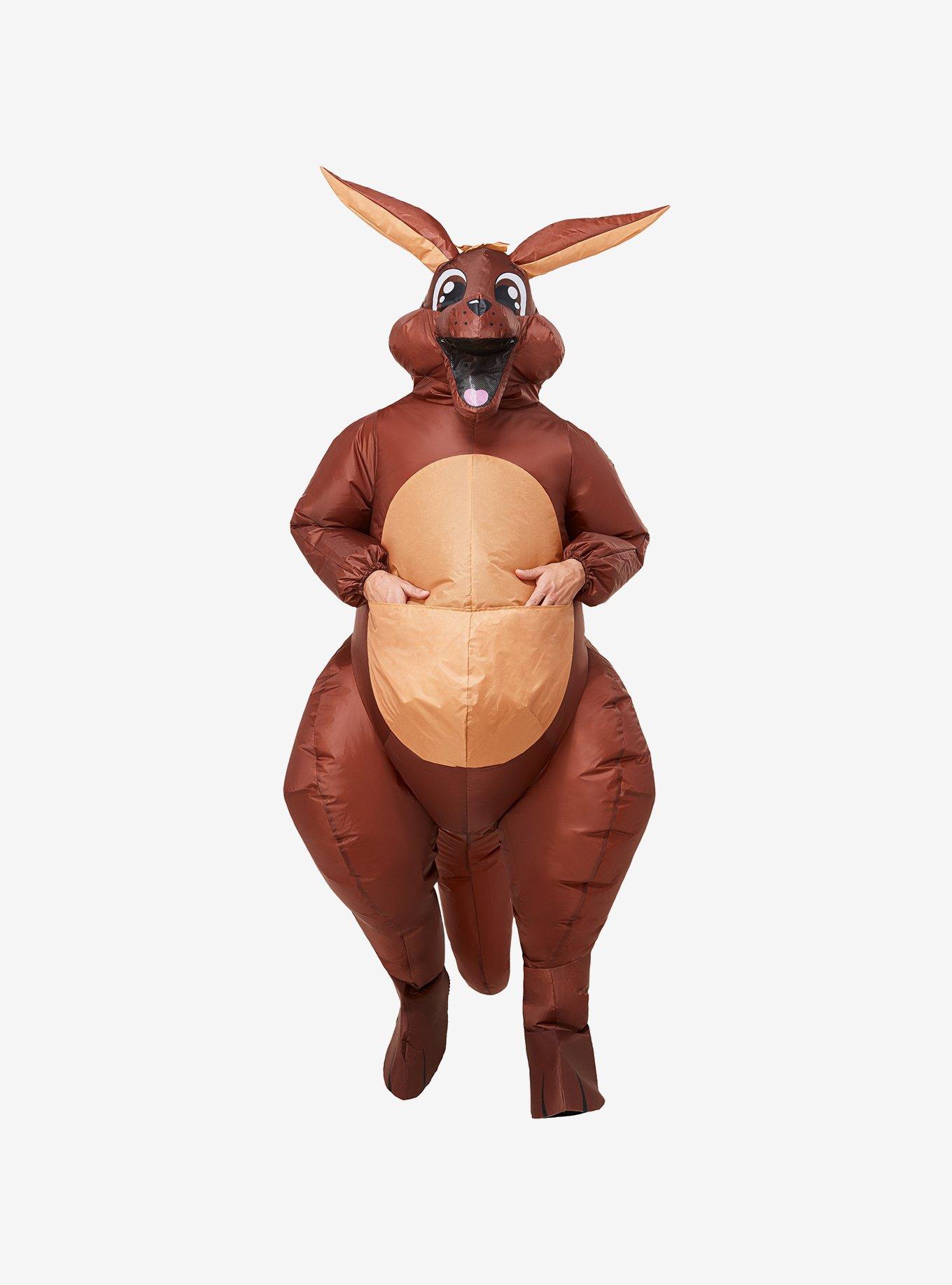 Kangaroo Adult Inflatable Costume, , hi-res