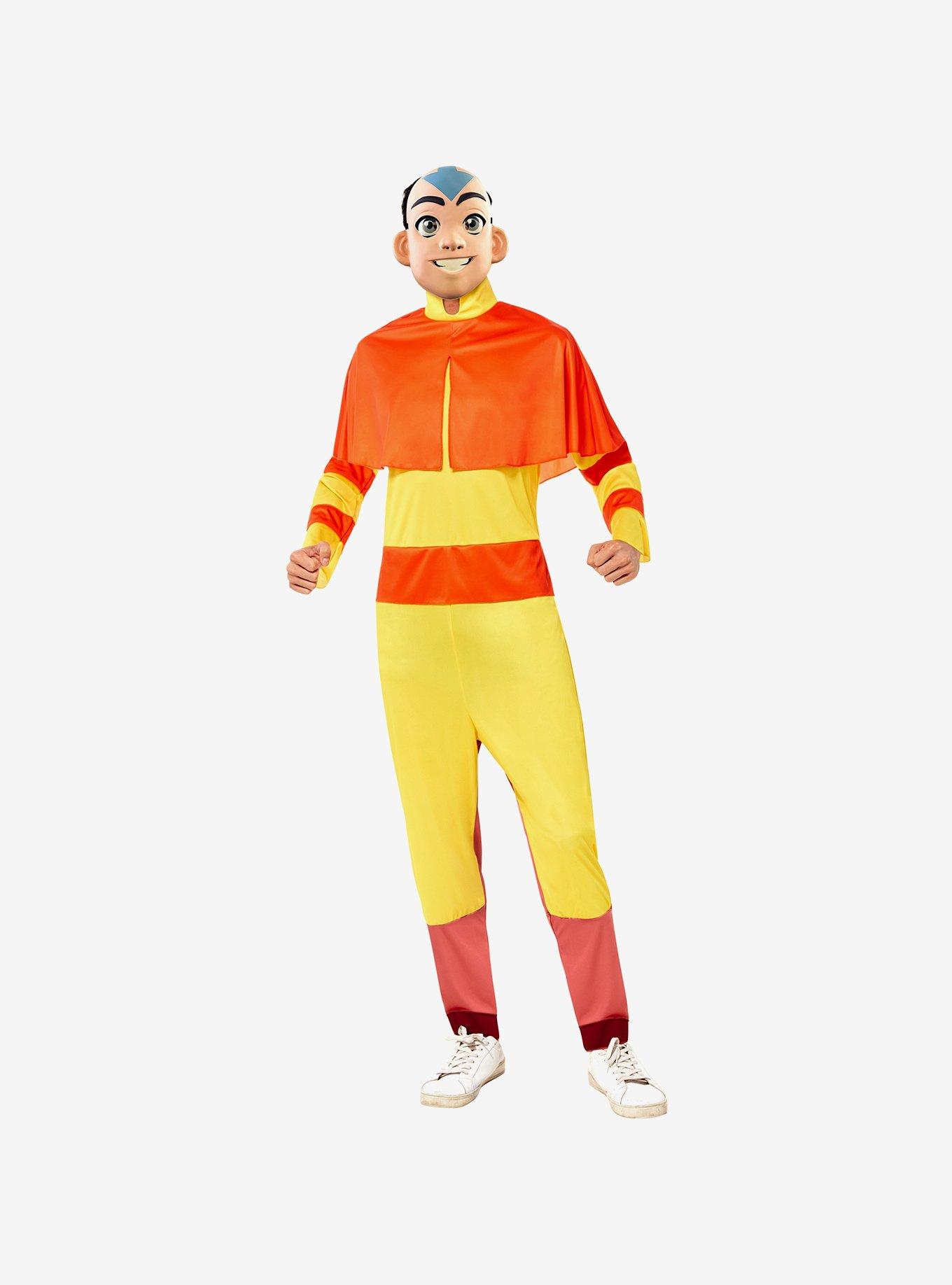 Avatar: The Last Airbender Aang Adult Costume, GOLD, hi-res