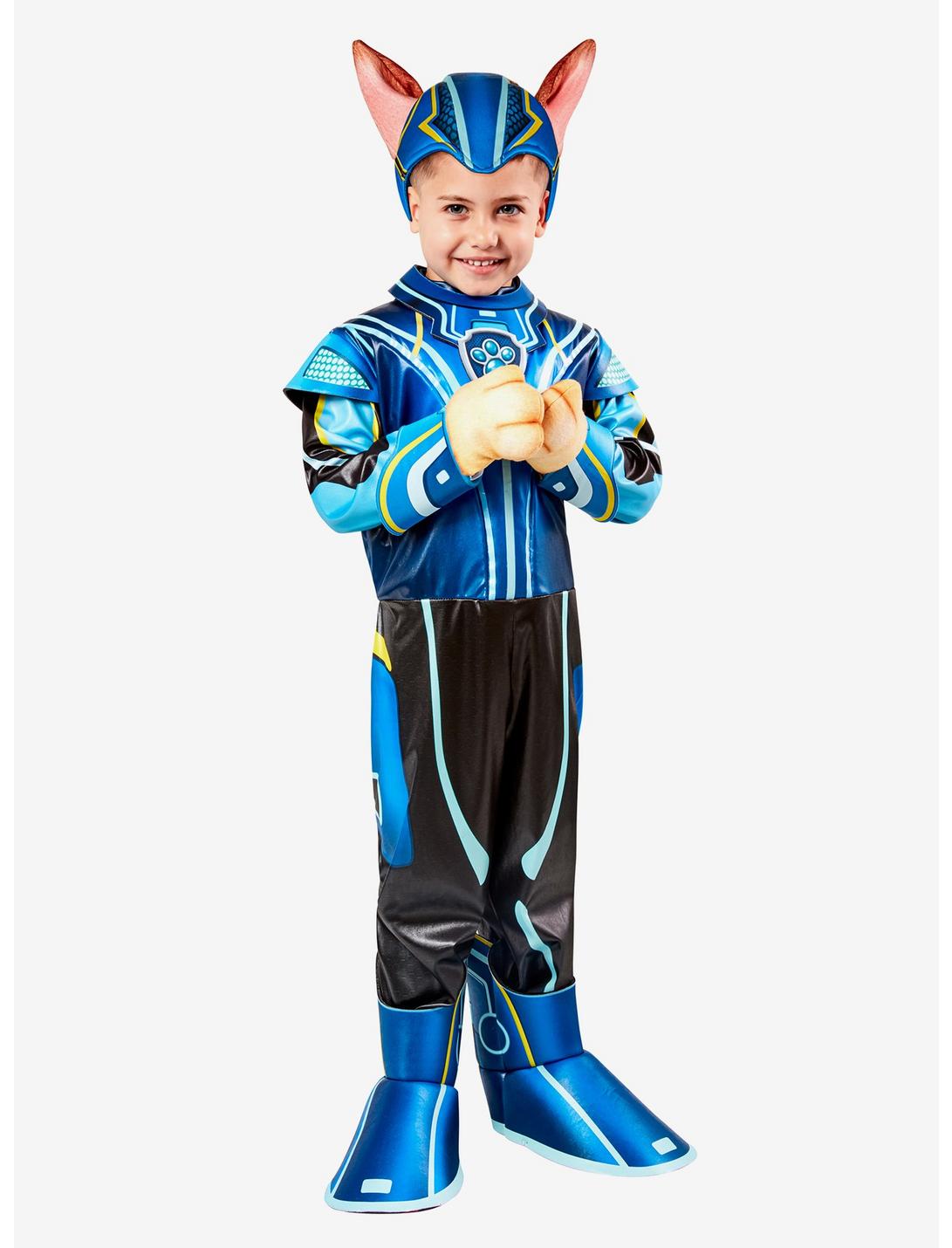 Paw Patrol 2 The Mighty Movie Chase Toddler Youth Costume, BLUE, hi-res