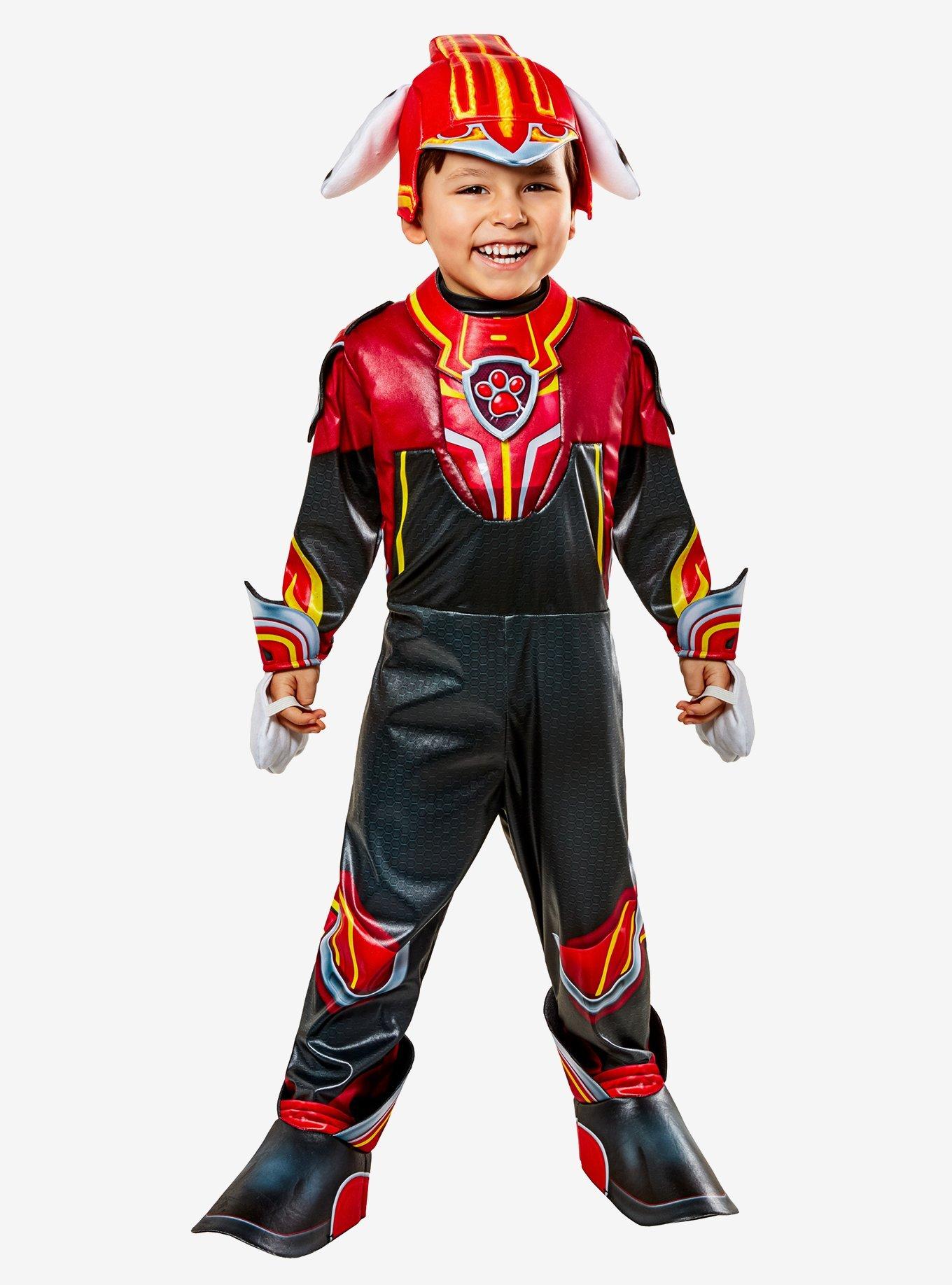 Paw Patrol 2 The Mighty Movie Marshall Toddler Youth Costume, RED, hi-res