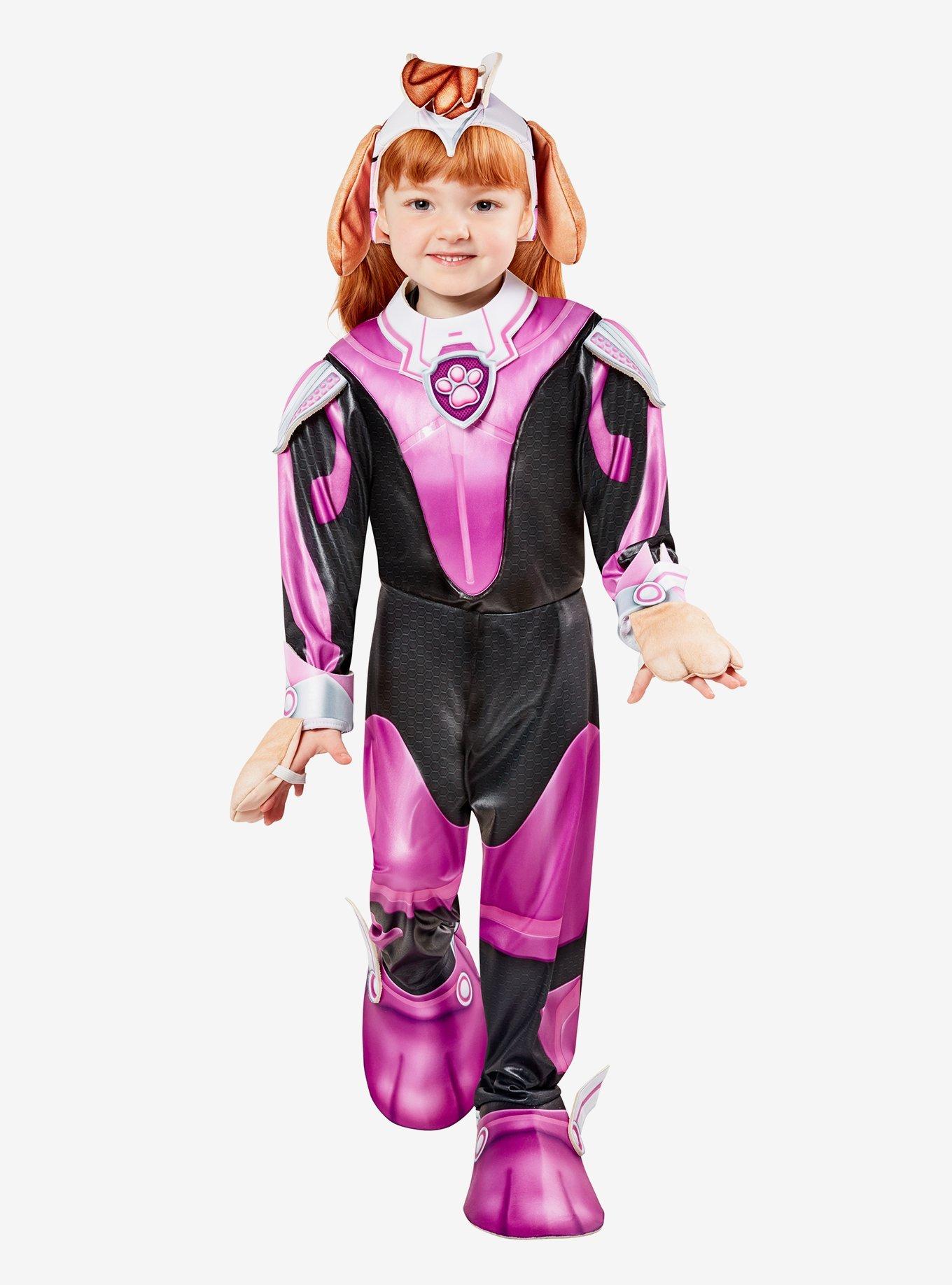 Paw Patrol 2 The Mighty Movie Skye Toddler Youth Costume, PINK, hi-res