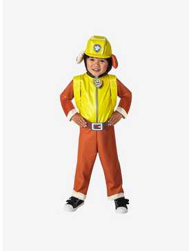 Paw Patrol Rubble Toddler Youth Costume, , hi-res