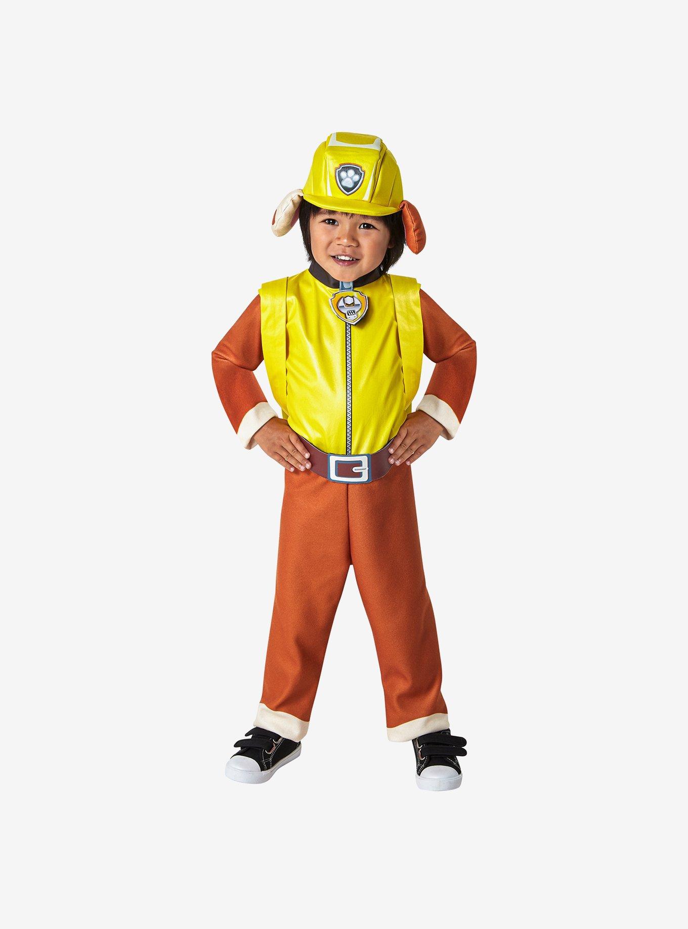 Paw Patrol Rubble Toddler Youth Costume, BROWN, hi-res