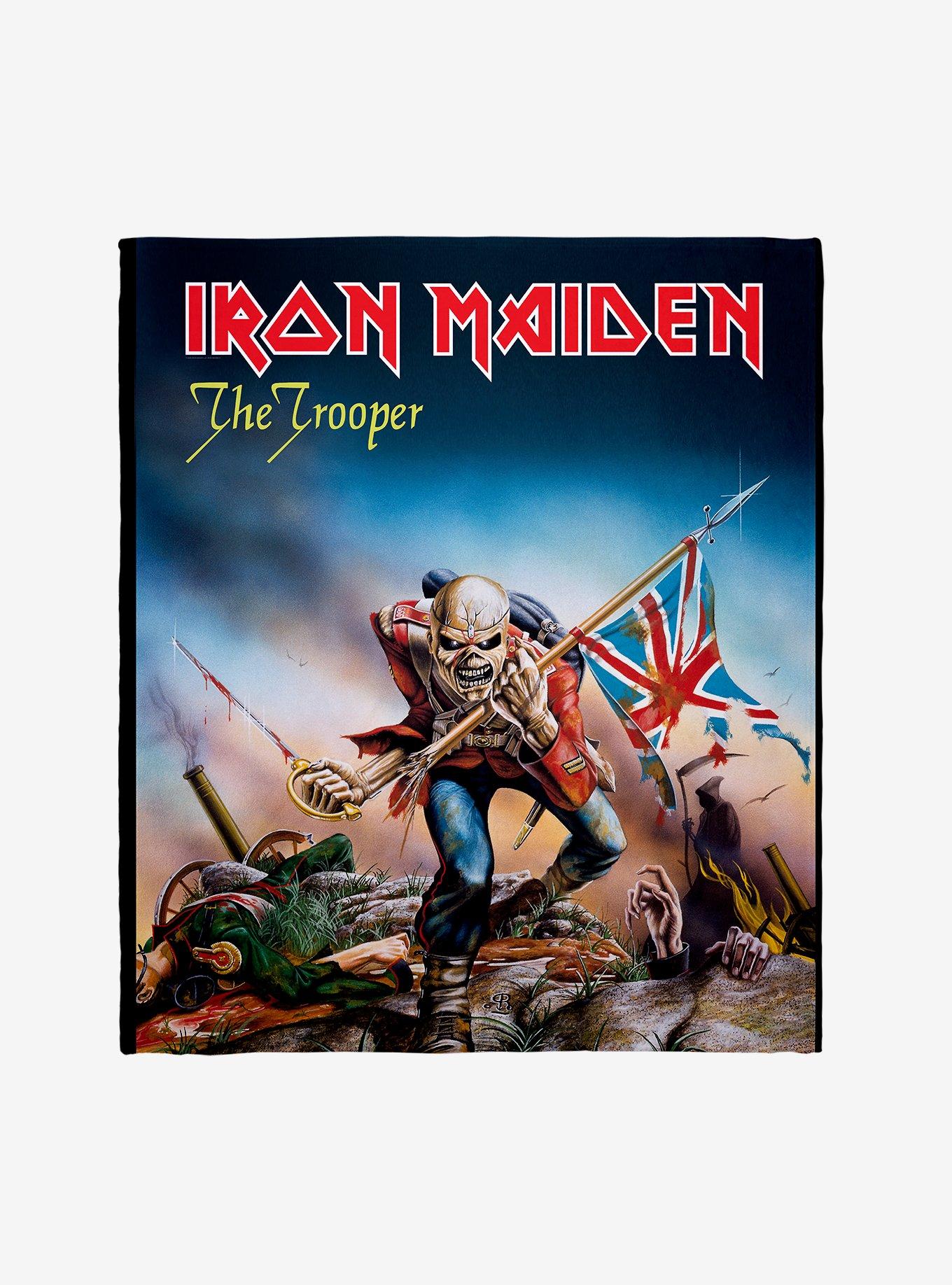 Iron Maiden The Trooper Throw Blanket