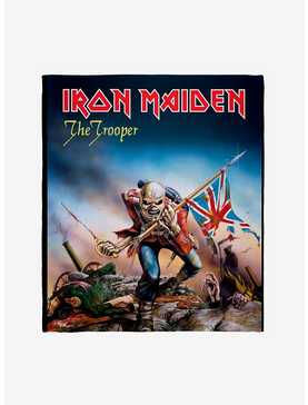 Iron Maiden The Trooper Throw Blanket, , hi-res