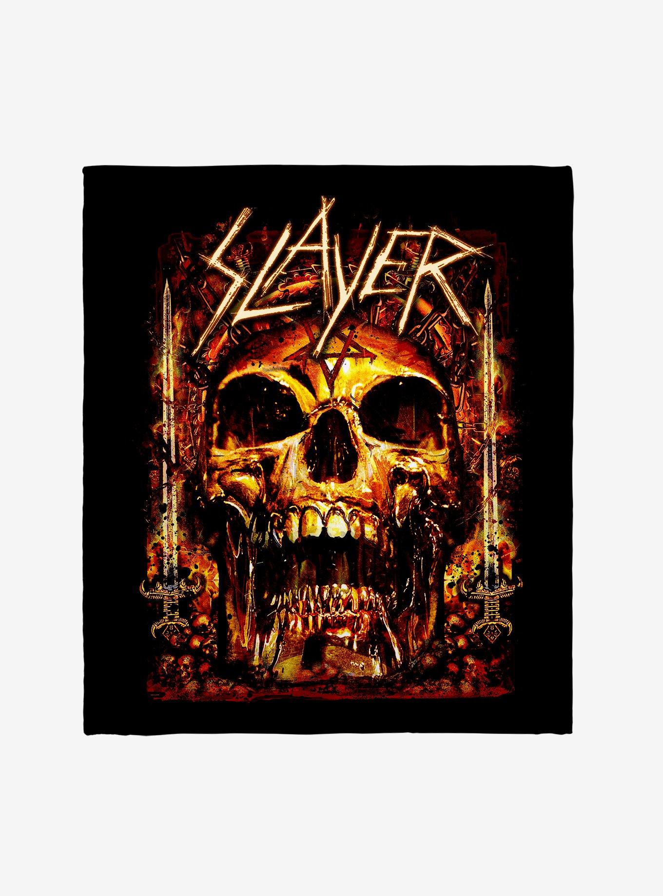 Slayer Blood Skull Throw Blanket, , hi-res