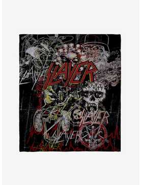 Slayer Collage Throw Blanket, , hi-res