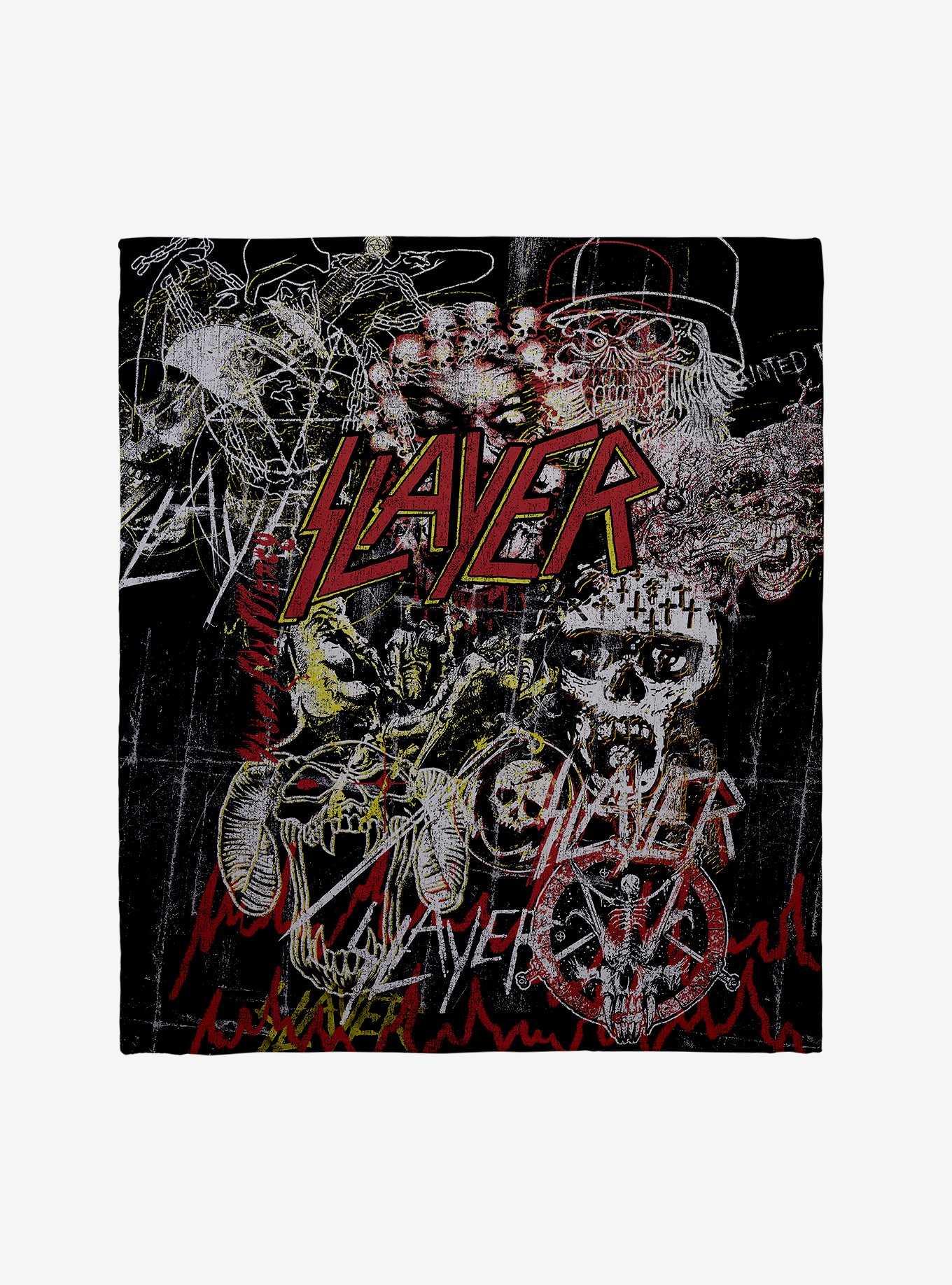 Slayer Collage Throw Blanket, , hi-res