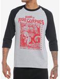 House Of 1000 Corpses Raglan T-Shirt, GREY, hi-res