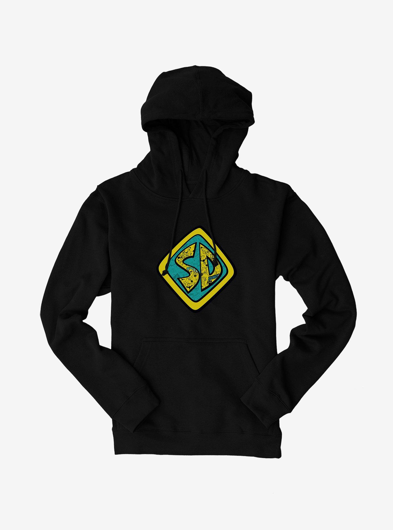 Scooby-Doo Name Tag Hoodie, BLACK, hi-res