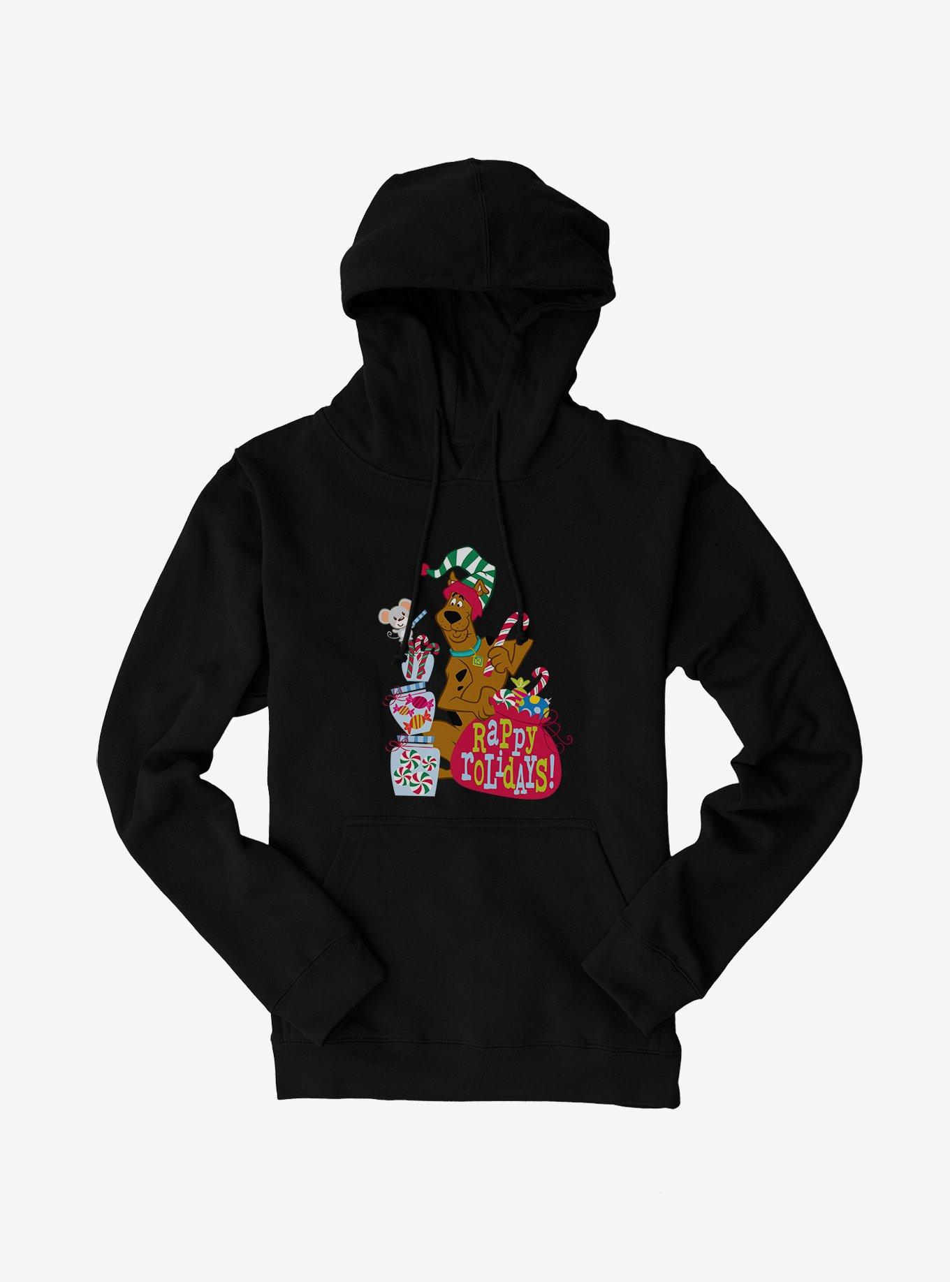 Scooby-Doo Happy Holidays Candy Hoodie, BLACK, hi-res