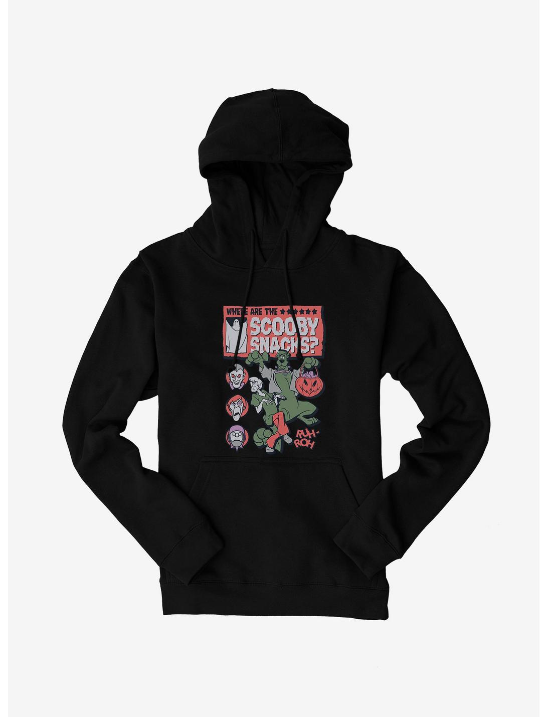 Scooby-Doo Where Are The Scooby Snacks Hoodie, BLACK, hi-res