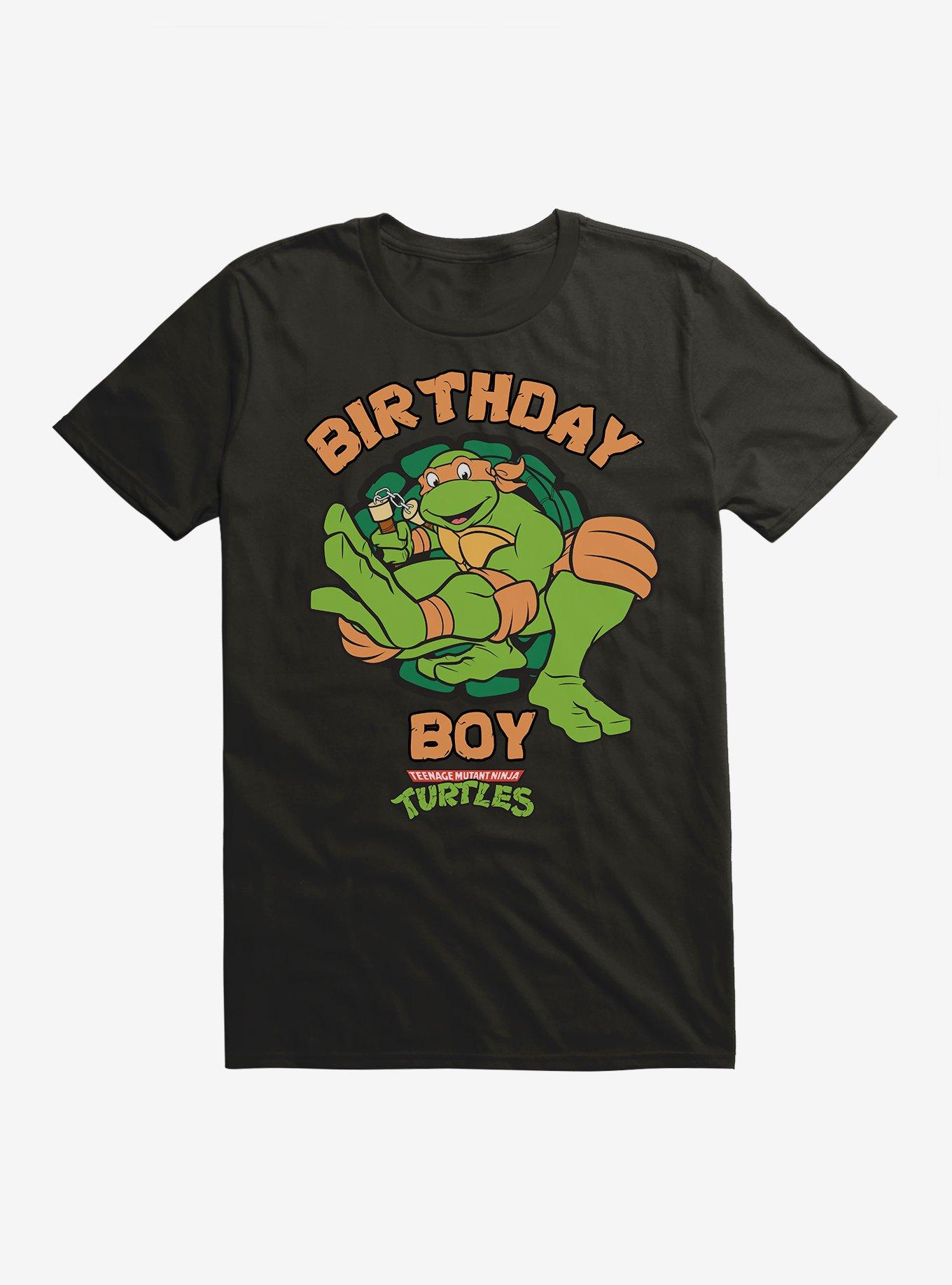 Teenage Mutant Ninja Turtles Birthday Michaelangelo T-Shirt