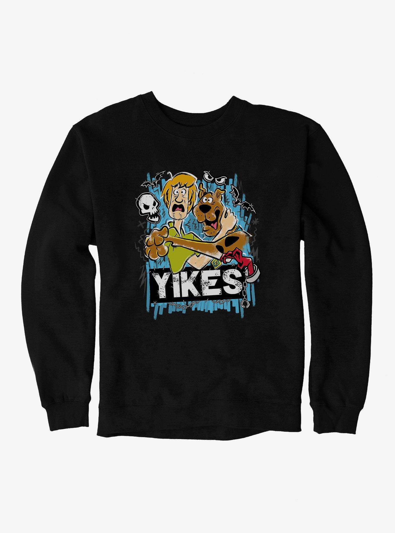 Scooby-Doo & Shaggy Yikes Sweatshirt, BLACK, hi-res