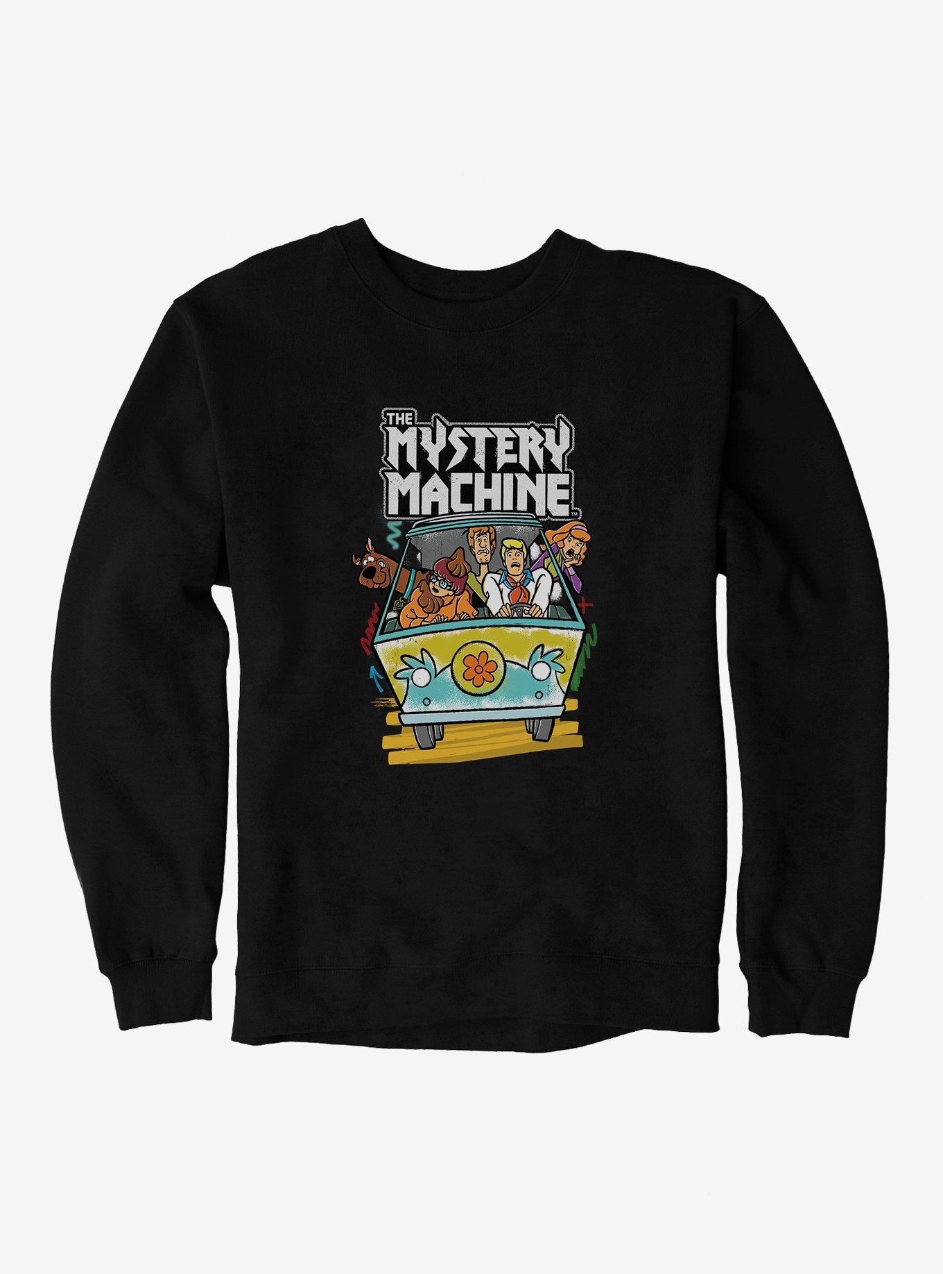 Scooby-Doo The Mystery Machine Crew Sweatshirt, BLACK, hi-res