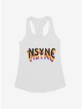 NSYNC Rainbow Fade Logo Girls Tank, WHITE, hi-res