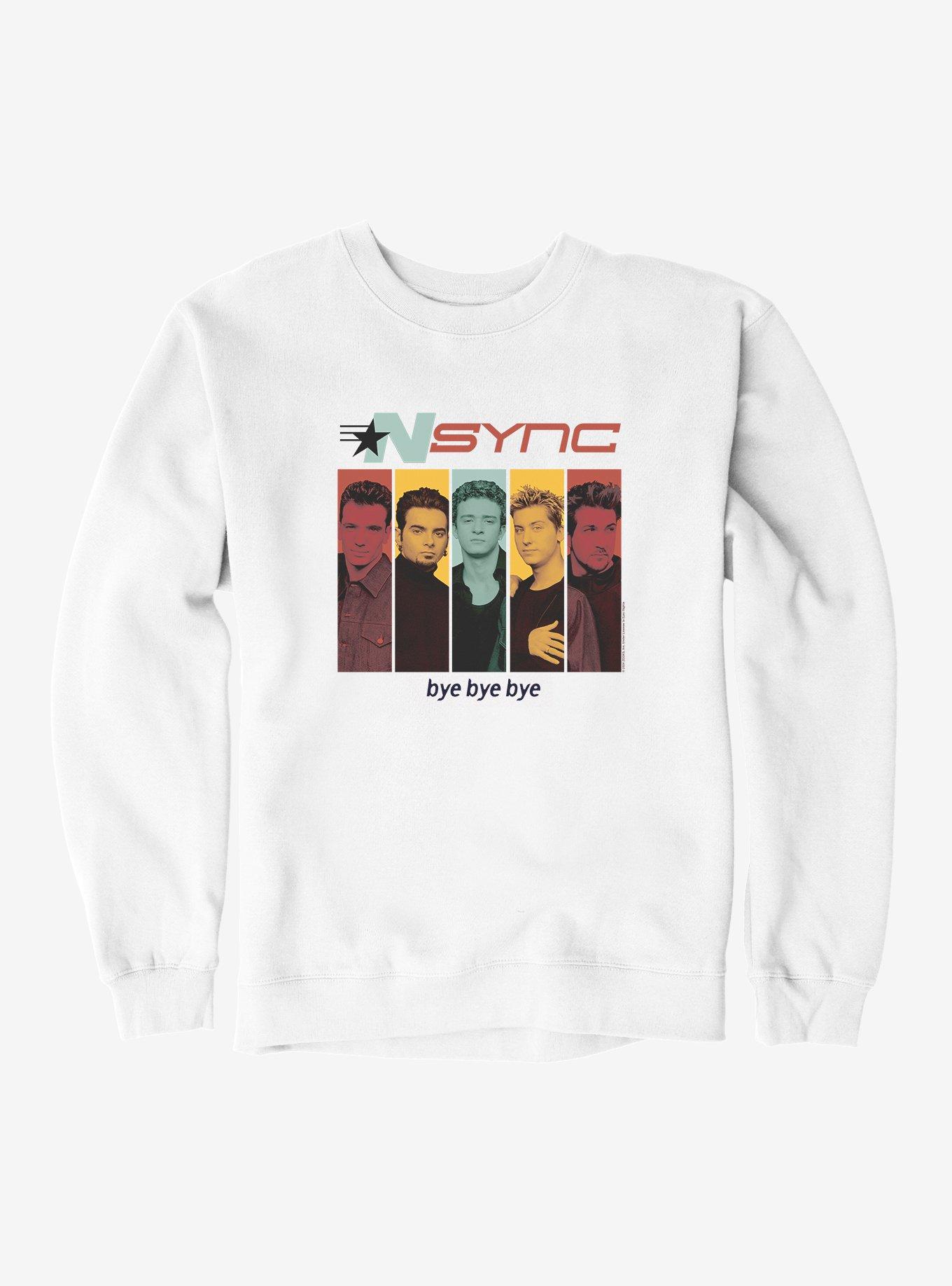 NSYNC Bye Bye Bye Sweatshirt, WHITE, hi-res