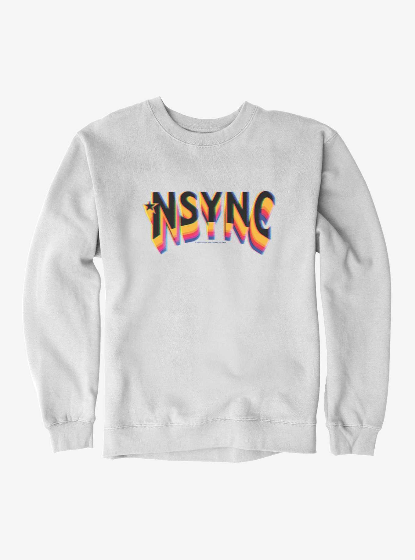 NSYNC Rainbow Fade Logo Sweatshirt, , hi-res