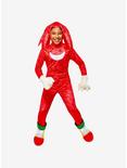 Sonic The Hedgehog Knuckles Youth Costume, RED, hi-res