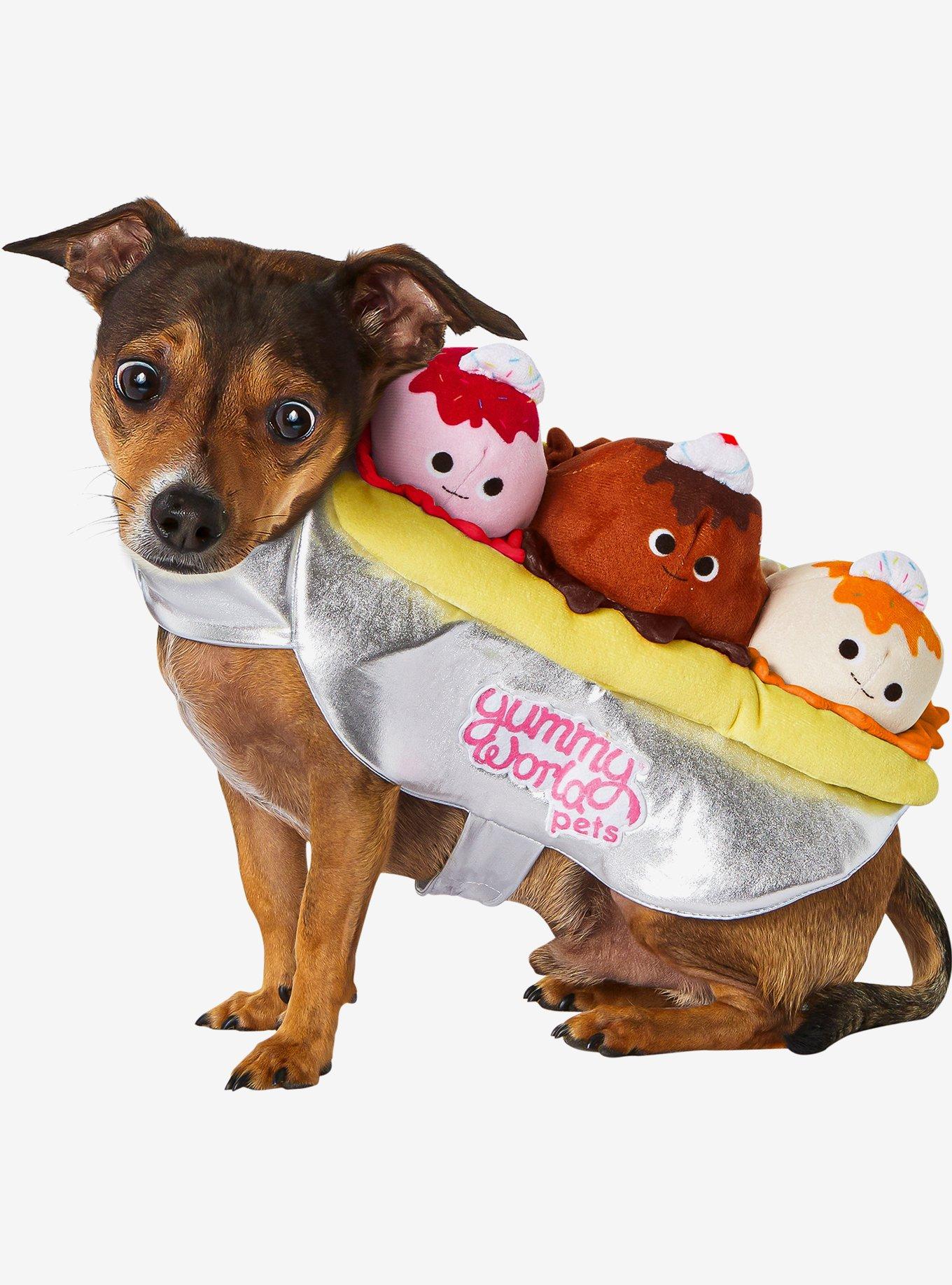 Yummy World Banana Split Pet Costume, MULTI, hi-res