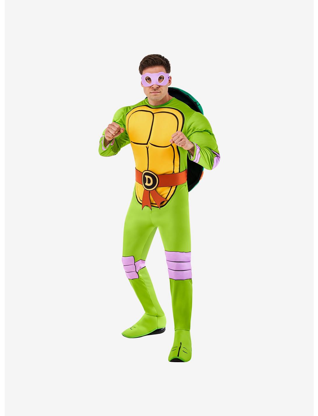 Teenage Mutant Ninja Turtles Donatello Adult Deluxe Costume, GREEN, hi-res