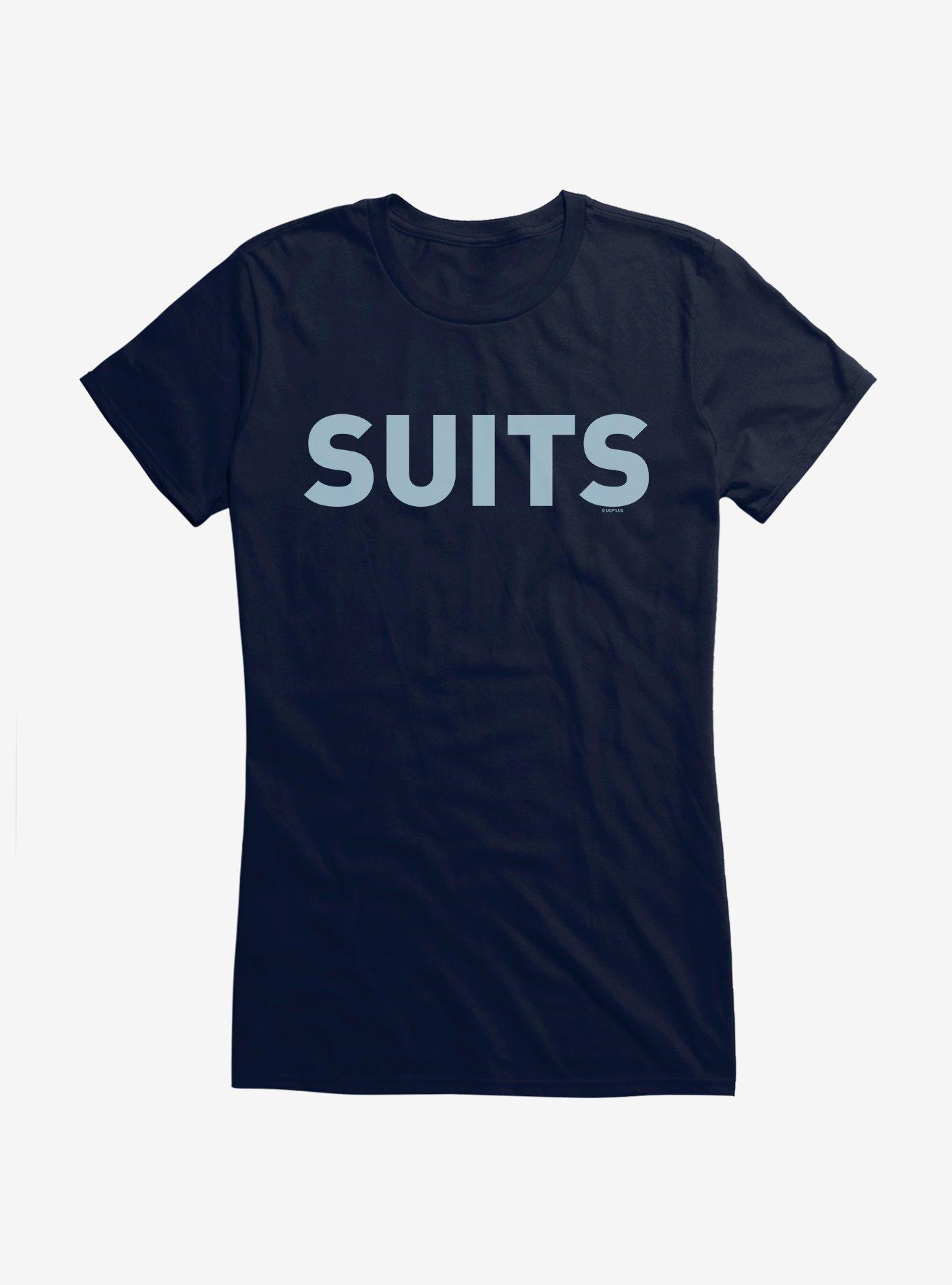 Suits Title Logo Girls T-Shirt, , hi-res