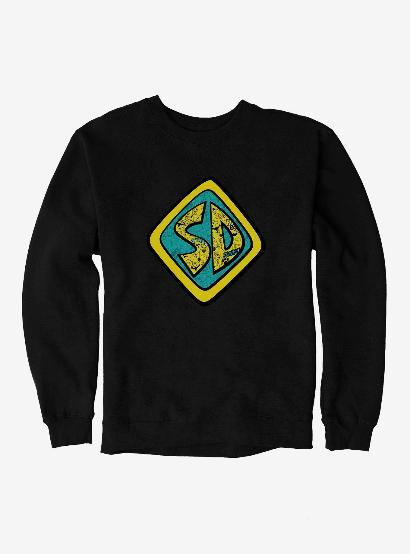 Scooby-Doo Name Tag Sweatshirt, BLACK, hi-res