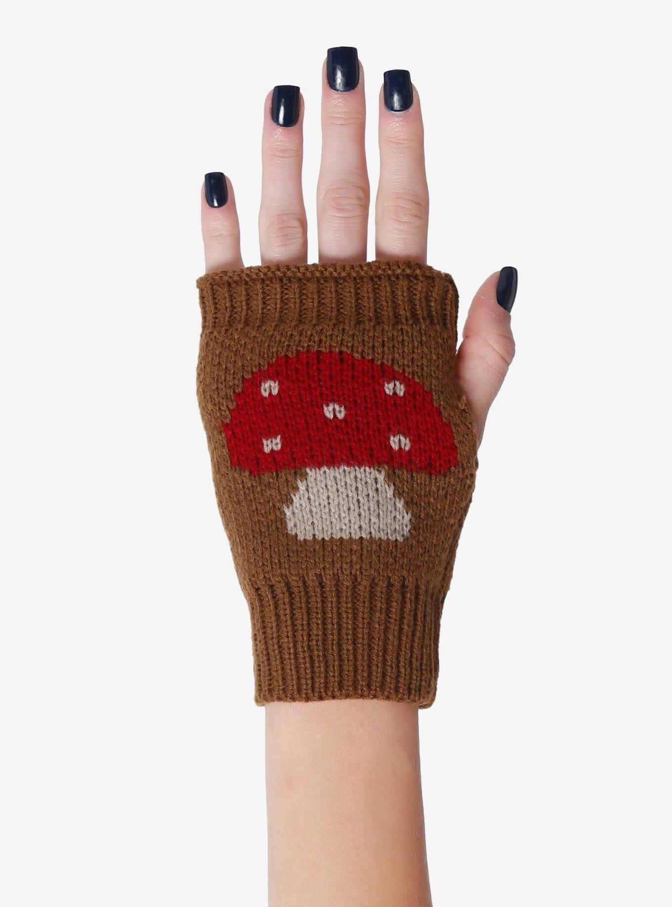 CUSTOM made top for you mushroom cuffs,fairy cuffs,mushroom gloves,arm warmers,fingerless gloves-wrist warmers,toadstools