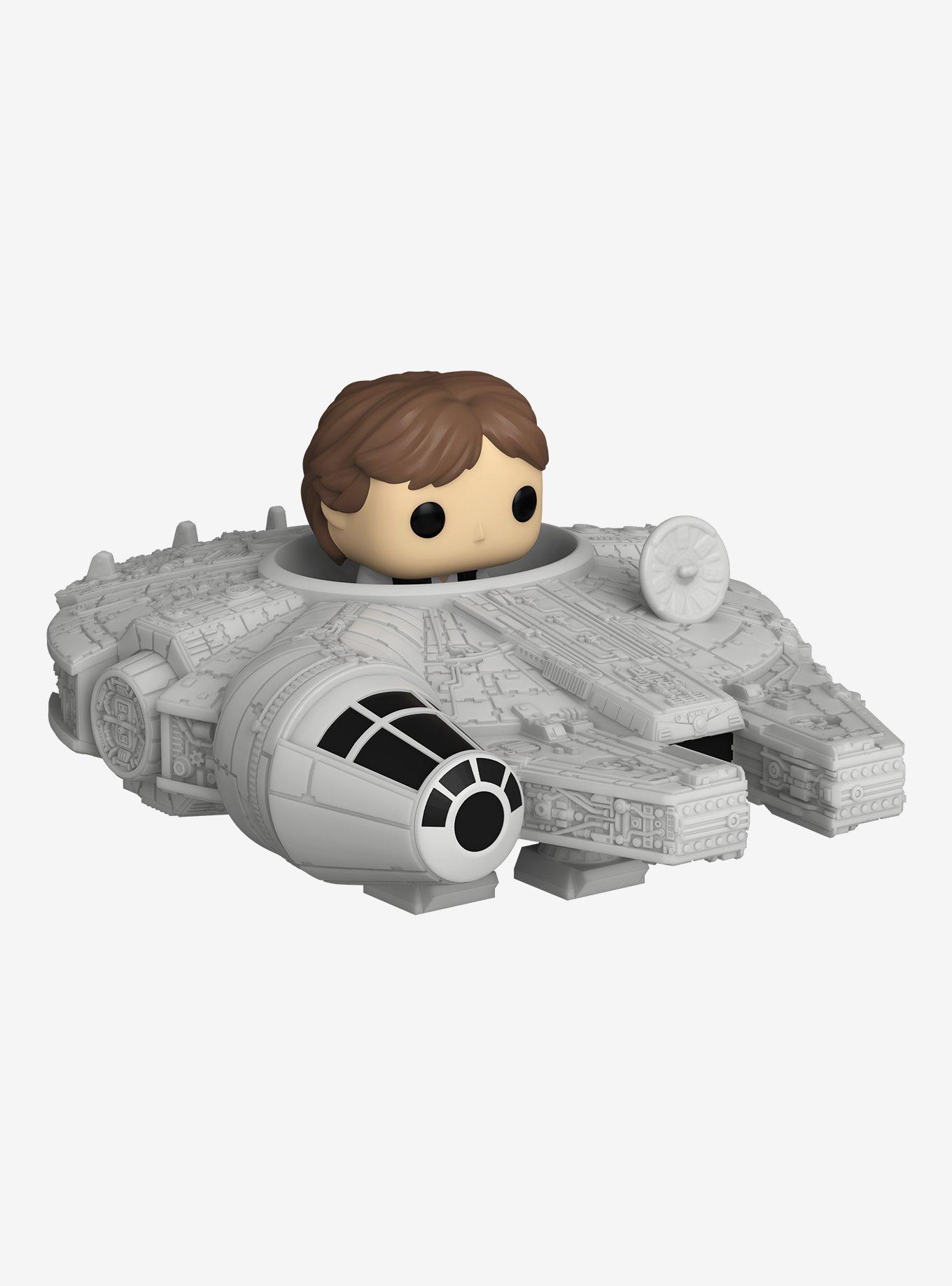 Funko Star Wars Bitty Pop! Han Solo And The Millennium Falcon Vinyl Figure, , hi-res