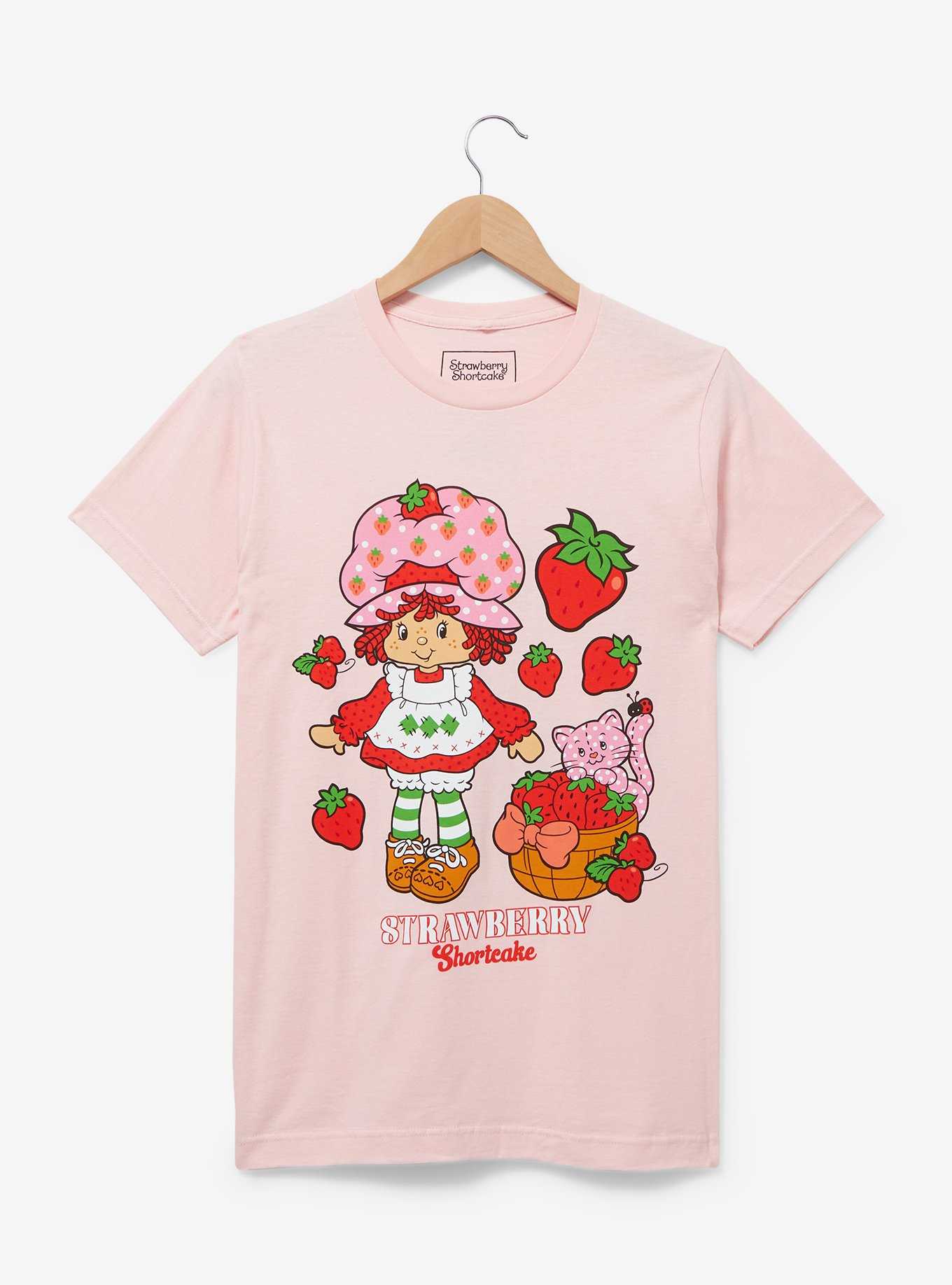 Strawberry Shortcake Custard & Strawberry Portrait T-Shirt - BoxLunch Exclusive, , hi-res