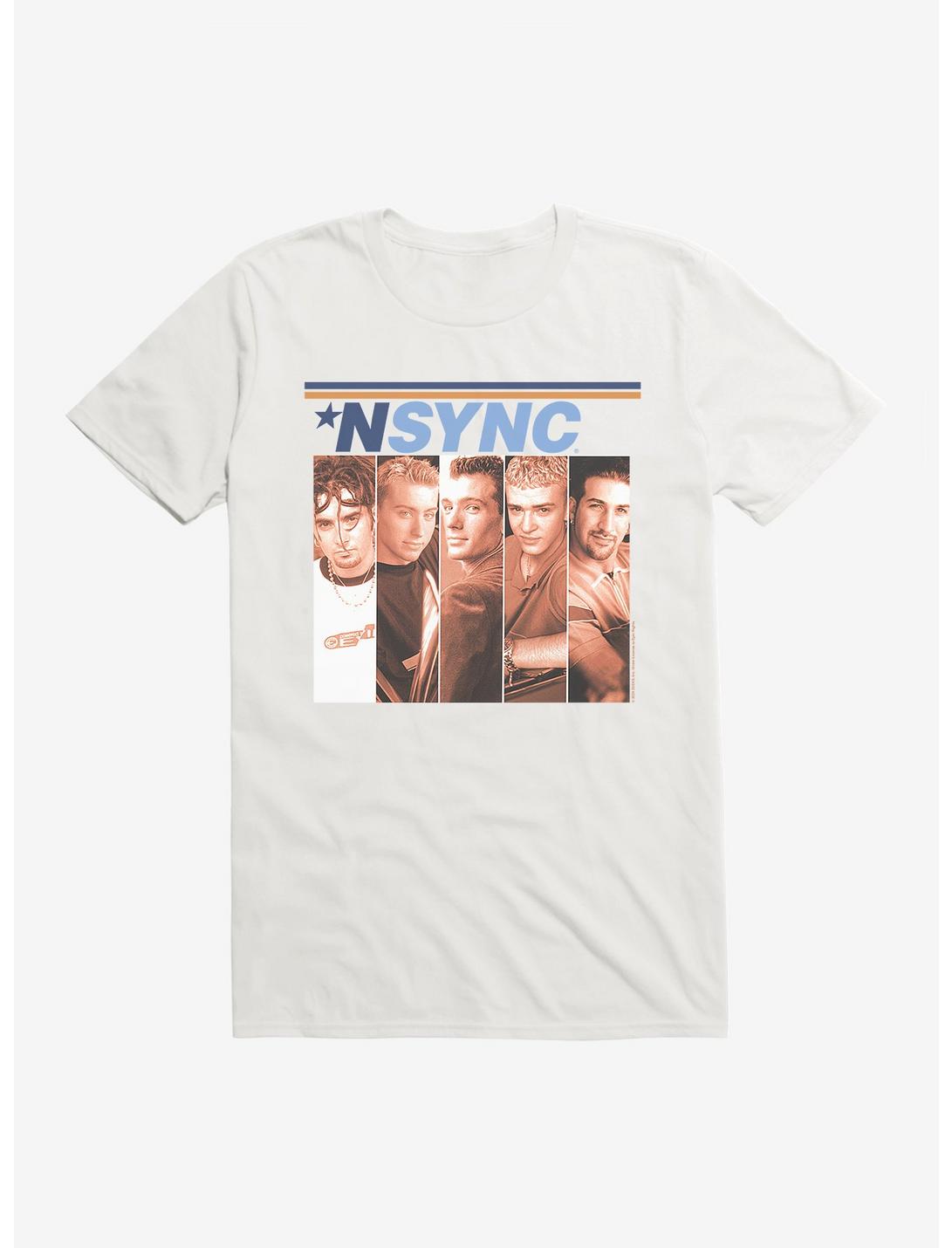 NSYNC Self Titled Album Cover T-Shirt, WHITE, hi-res