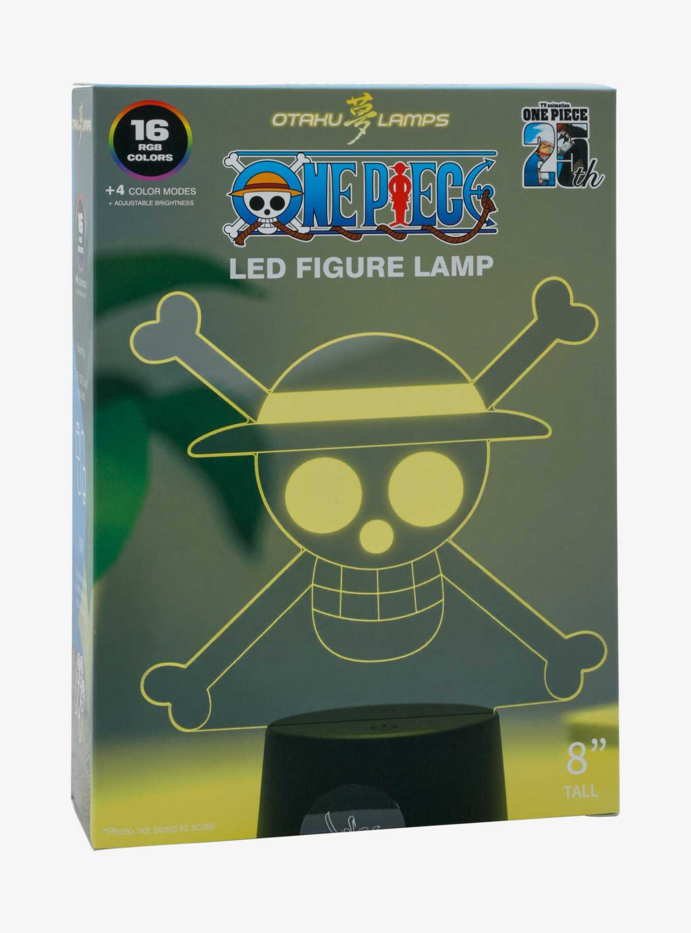 Otaku Lamps One Piece Straw Hat Pirates Jolly Roger LED Lamp, , hi-res