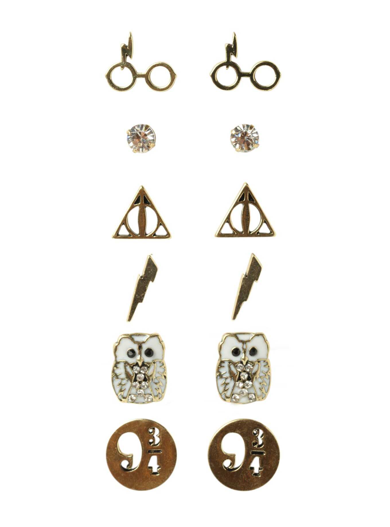 Harry Potter Icons Earring Set, , hi-res