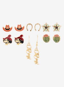 Disney Mickey Mouse Western Earrings Set