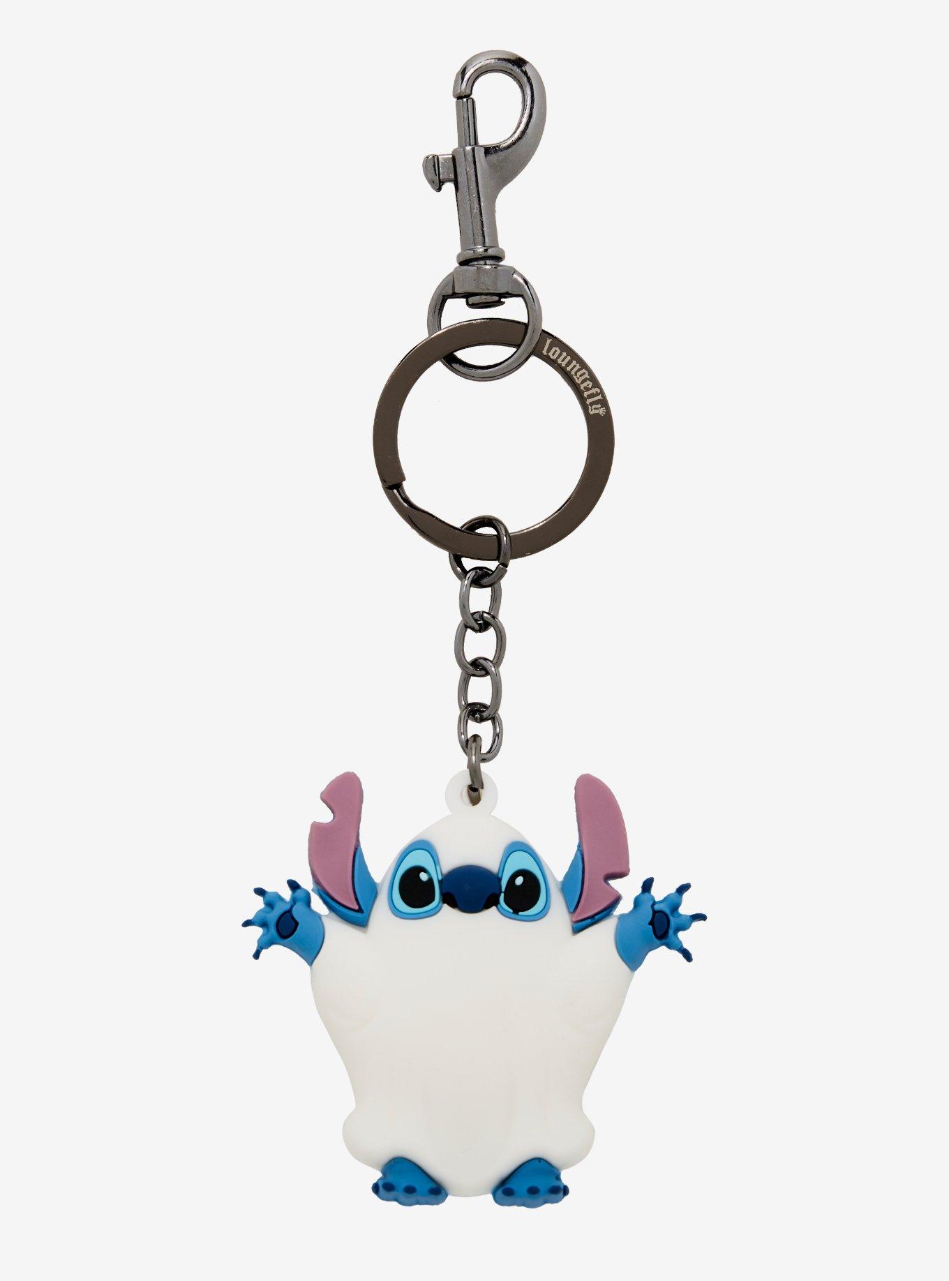 Loungefly Disney Lilo & Stitch Ghost Stitch 3D Key Chain, , hi-res